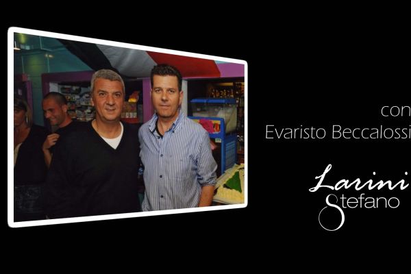 Stefano Larini con Evaristo Beccalossi