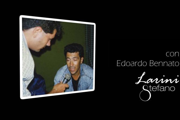 Stefano Larini con Edoardo Bennato