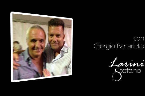 Stefano Larini con Giorgio Panariello