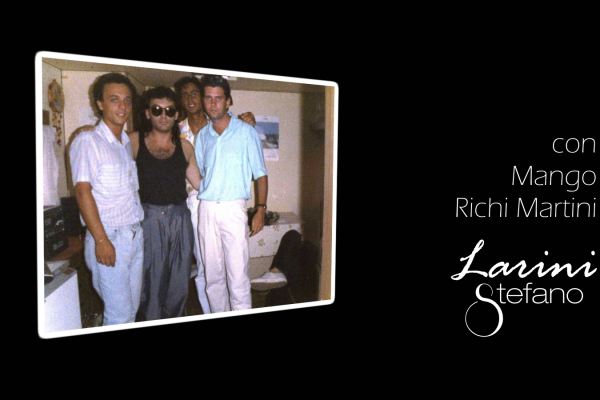 Stefano Larini con Mango