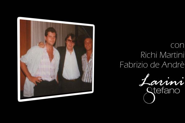 Stefano Larini con Fabrizio De André