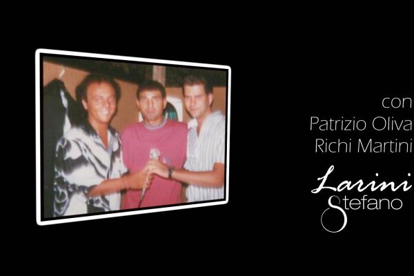 Stefano Larini con Patrizio Oliva