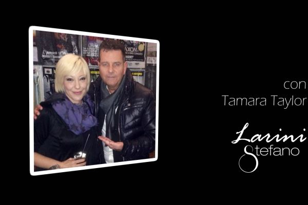Stefano Larini con Tamara Taylor