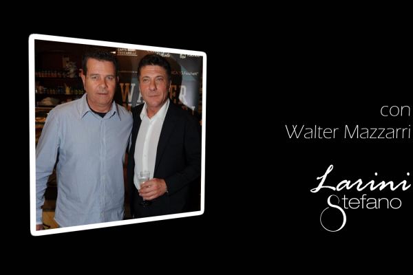 Stefano Larini con Walter Mazzarri
