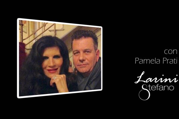 Stefano Larini con Pamela Prati