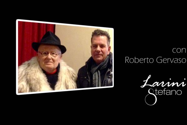 Stefano Larini con Roberto Gervaso