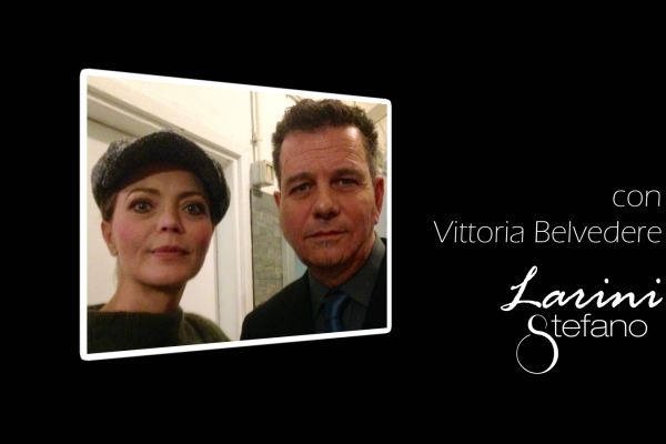 Stefano Larini con Vittoria Belvedere