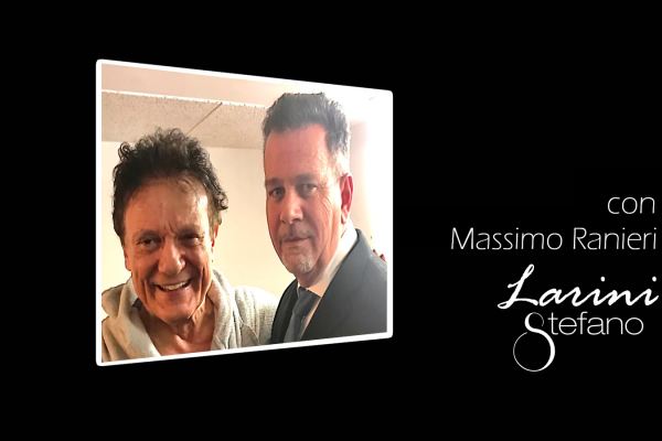 Stefano Larini con Massimo Ranieri