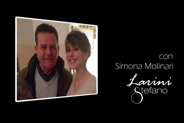 Stefano Larini con Simona Molinari